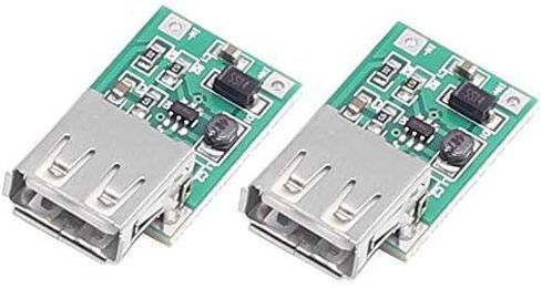 DEVMO DC-DC USB 0.9 فولت ~ 5 فولت إلى 5 فولت وحدة إمداد الطاقة ذات الإخراج الثابت (2 قطعة) in Kuwait