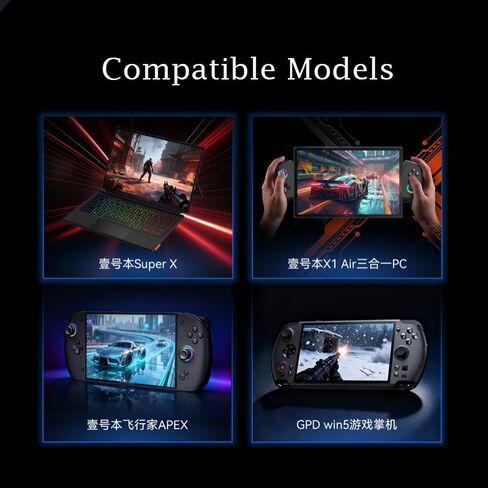 WEELIAO Mini SSD 1 تيرابايت 2 تيرابايت لـ GPD Win 5، لـ Onexplayer Onexfly Apex/ X1 Air/Super X، وحدة تخزين خارجية مدمجة للغاية (تتطلب فتحة SSD صغيرة) (1 تيرابايت) in Kuwait
