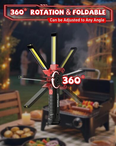 Coquimbo Grill Light, BBQ Grilling Accessories for Outdoor Grill, Rechargeable LED Work Barbecue Light with Magnetic Base and Hook, Birthday Gifts for Men Him Dad Husband Boyfriend in Kuwait