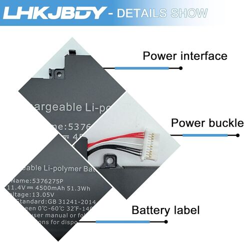 بطارية كمبيوتر محمول 5376275P UTL-509068-3S NV-509067-3S متوافقة مع البوابة GWTN141-10BK GWTN141-10BL GWTN141-4BK GWTN141-4BL GWTN156-1RG GWTN141-2BL GWTN156-9SL GWTN141-10GR GWTN141-4 GWTN156-5BL in Kuwait
