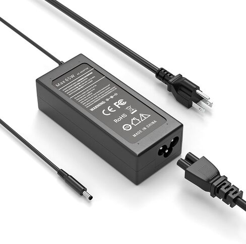 65W 45W AC Laptop Charger Compatible with Dell Inspiron 15 13 5368 5378 7347 7348 7359 3558 3567 5558 5559 5567,Latitude 3490 3590 3520 3540 3550 3440 3420 3450 3320,XPS 13 9350 9360,Vostro 3558 3559 in Kuwait