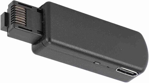 Tool USB Adapter, Ethernet Port Type C Cable Plug and Play Adapter, Stylish Black Aluminum Alloy with Web Server Function for FW 9.0 11.0 System in Kuwait
