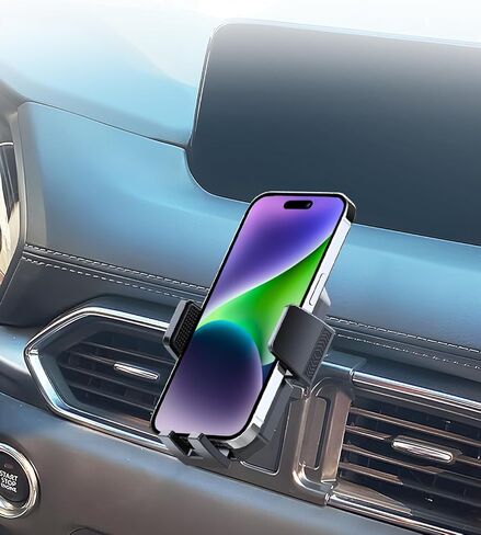 PZK Car Phone Mount for L-EXUS RX 350/ RX 450h 2010 2011 2012 2013 2014 2015 Accessories Custom Air Vent Auto Lock Button Release Car Phone Holder 360° Rotation Cell Phone Automobile Cradles in Saudi Arabia