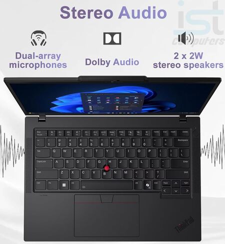 Lenovo ThinkPad T14 Gen 6 Business AI PC Laptop, 14" FHD+ Touchscreen, Intel 12-Core Ultra 5 225U (> Ultra 7 155U), IR Webcam, IST Computer Customized 16GB/32GB DDR5 RAM, 512GB/1TB/2TB SSD, Win 11 Pro in Kuwait