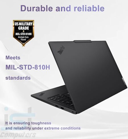 Lenovo ThinkPad T14 Gen 6 Business AI PC Laptop, 14" FHD+ Touchscreen, Intel 12-Core Ultra 5 225U (> Ultra 7 155U), IR Webcam, IST Computer Customized 16GB/32GB DDR5 RAM, 512GB/1TB/2TB SSD, Win 11 Pro in Kuwait