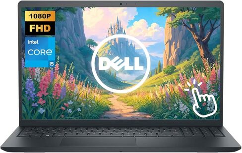 Dell Inspiron 15" Touchscreen Laptop Computer, 16GB RAM 1TB Storage (512GB SSD+512GB SD Card), Intel Core i5-1334U, FHD 1920 x 1080 IPS Display, Windows 11, Black in Kuwait
