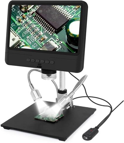 Microscope Kit AD207 AD206 AD407 AD208 Microscope LCD Long Object Distance Microscope Microscope Slides in Kuwait