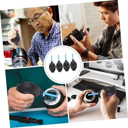 Angoily 4Pcs Air Blower Dust High Compressed Equipment for Camera Lens Sensors Keyboards and Electronics Durable with Strong Nozzle for Dust in Kuwait