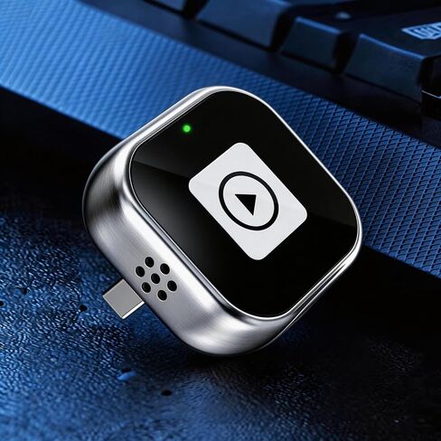 【2026 Upgraded】 Wireless CarPlay Adapter,Wired to Wireless for Apple CarPlay Android Auto,Mini USB,Type-C Extension,Plug & Play,Stable Connection,Low Latency,5GHz WiFi for Cars,iPhone,Android in Kuwait