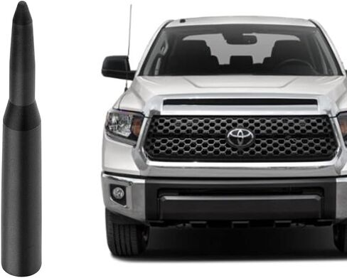 Stylish Short Antenna Compatible with Toyota Tundra Tacoma Trucks, 4" Short Aluminum Antenna, Car Wash Proof in Kuwait