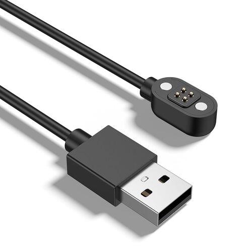 كابل شحن Mugust لسماعات التوصيل العظمي، سلك شاحن USB مغناطيسي بطول 2.54 مم لسماعات الرأس ذات التوصيل العظمي بواجهة 4 سنون، والأشرطة الذكية، والساعات الذكية in Kuwait