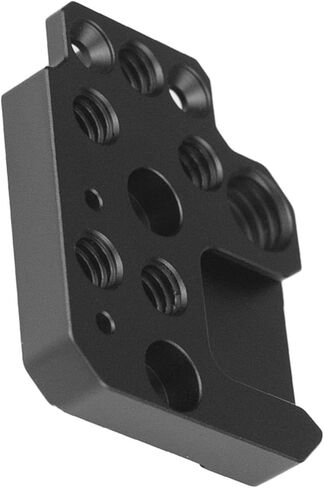 Side Extension Plate for Ronin S, SC, RS2, RSC2, RS3 Gimbal Stabilizer, Camera Stabilizer Side Mount Plate with 1/4 3/8 Screw Holes & Cold Shoe, Ideal for Accessories in Kuwait