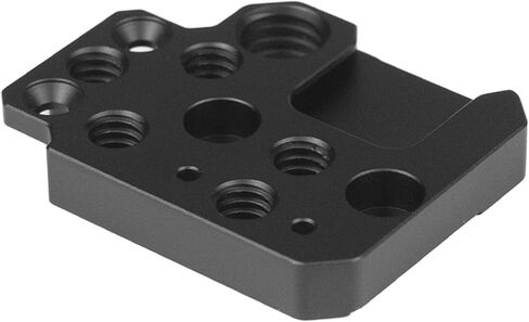 Side Extension Plate for Ronin S, SC, RS2, RSC2, RS3 Gimbal Stabilizer, Camera Stabilizer Side Mount Plate with 1/4 3/8 Screw Holes & Cold Shoe, Ideal for Accessories in Kuwait