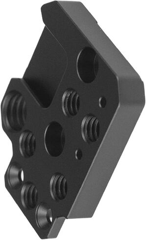 Side Extension Plate for Ronin S, SC, RS2, RSC2, RS3 Gimbal Stabilizer, Camera Stabilizer Side Mount Plate with 1/4 3/8 Screw Holes & Cold Shoe, Ideal for Accessories in Kuwait