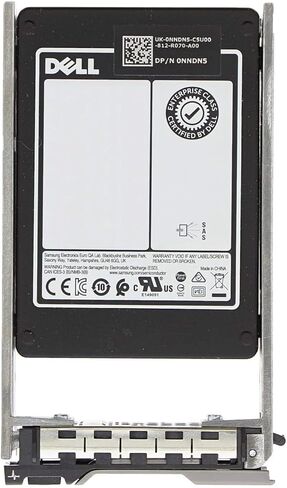 Dell 1.92TB 12Gb/s 2.5" SAS Solid State Drive Bundle with Tray, Compatible PowerEdge R650, R750, R750XD, R450, R550, R850, R950, T450, T650 Servers in Kuwait
