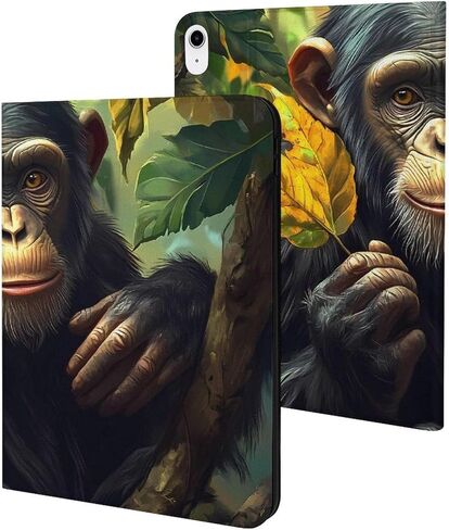 حافظة حماية للكمبيوتر اللوحي Monkey Gorilla Slim Fit وغطاء حامل متوافق مع iPad 10代 (10.9 بوصة) in Kuwait