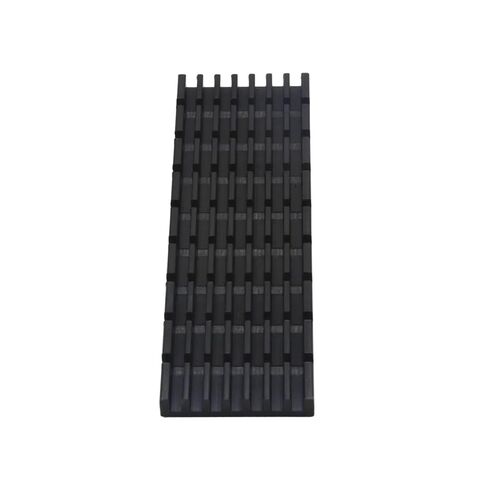 75x25x5 مللي متر مبادل حراري من الألومنيوم بالوعة الحرارة التبريد المبرد للإلكترونية IC رقاقة RAM LED تبديد مع الشريط الحراري 10 قطعة in Kuwait