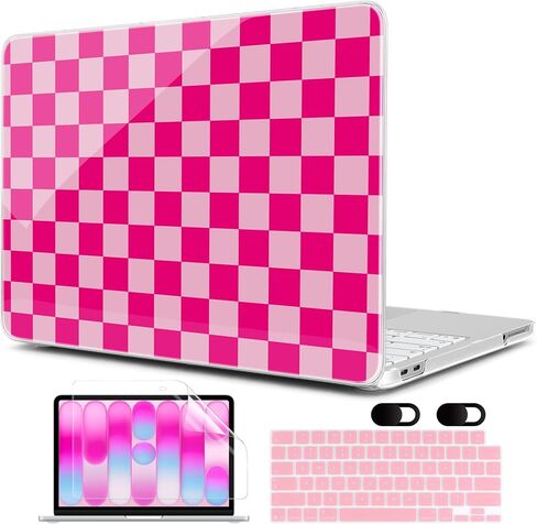 MEEgoodo 4-in-1 Printed Case for MacBook Neo 13 inch 2026 Release Model A3404, Laptop Hard Shell Cases with Keyboard Skin & Screen Protector & Webcam Covers, Engraving Floral in Kuwait