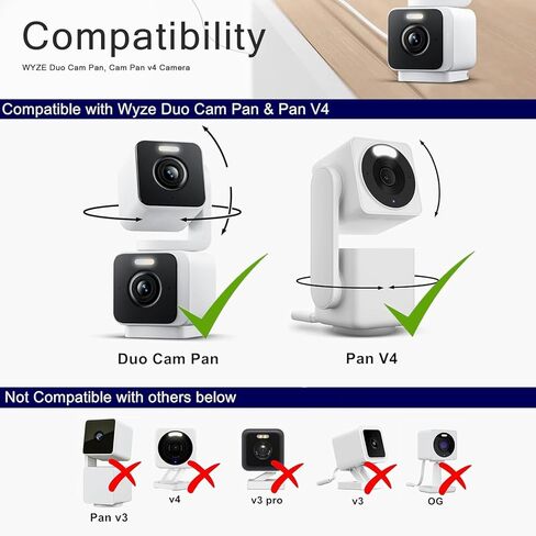 2-Pack Wall Charger with USB-C Charging Cable for WYZE Duo Cam Pan, Cam Pan v4 Camera - 10FT in Kuwait