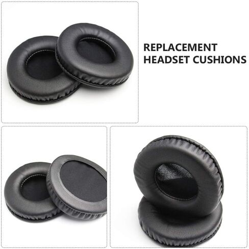 Uonlytech Headphone Ear Cushions Round Headset Ear Pads Earmuffs Replacement for Headset Headphone 80mm Black in Kuwait