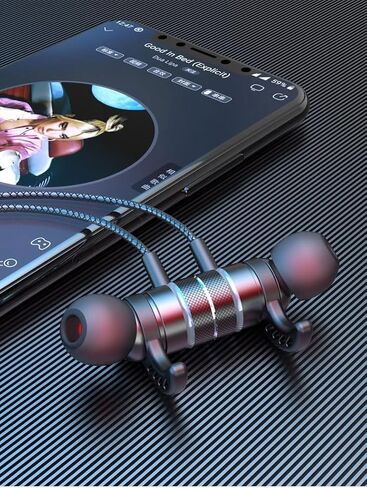 KASOTT USB C Headphone for Samsung Wired Earbuds Magnetic in-Ear Type C Earphone with Microphone Volume Control Deep Bass Stereo Noise Canceling for iPhone 17 Pro Max Air 16 16e 15 Pixel 10 9a (Black) in Kuwait