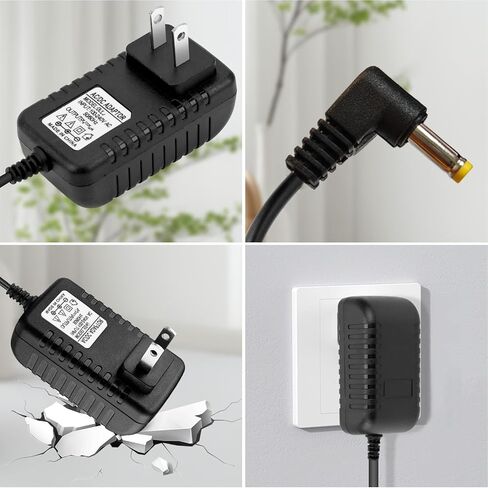 Power Supply Replacement for Omron Blood Pressure Monitor AC Adapter 6V, fit Hem-ADPTW5, 5, 7,10 Series, BP5250 BP5450 BP5100 - Charging Cable 6.6 ft in Kuwait