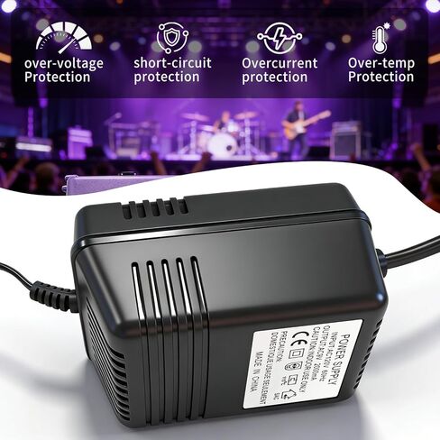 مصدر طاقة بتأثير الجيتار AC 9V، محول تيار متردد لتقليل الضوضاء متوافق مع الخط 6 POD XT Live، دواسات Digitech RP GNX متعددة التأثيرات (9V2000mA/2100mA، وليس لـ 9V DC) in Kuwait