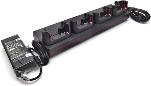 Honeywell 4 Bay Charger Kit for Booted CT40, CT45, & CT47 Charge Only, Recharges up to 4 Computers with 19V DC Output, Power Supply and AC Cord Included in Kuwait