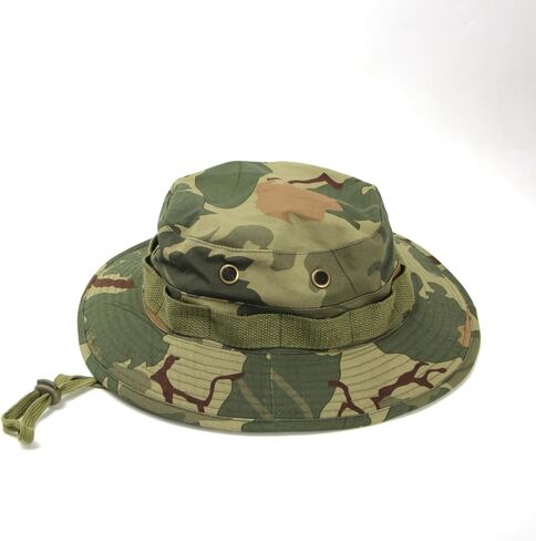 ANQIAO Vietnam War Mitchell Wide Brim Hat Bucket Boonie Hat Hunting Fishing in Kuwait