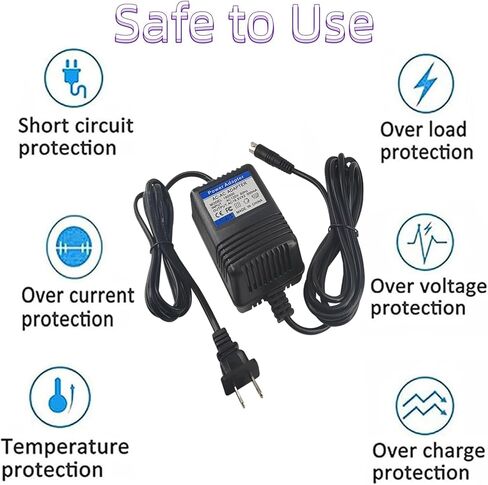 محول طاقة تيار متردد 18.5 فولت صغير 3 دبوس Din (موصل قياسي) لخلاط Behringer Xenyx FX-18B-MP3، متوافق مع خلاط Behringer Xenyx (502,802,1002) PSV3UL، MXVL3، MX602A، Q502USB، Q1002USB in Kuwait
