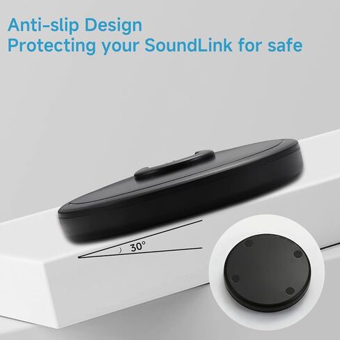 Charging Dock and Stand Replacement for Bose Soundlink Revolve, Charger Cradle for Bose Soundlink Revolve+ (Series II), Revolve Plus/Plus 2 Speaker (Plug& Micro Cable Include, Black) in Kuwait