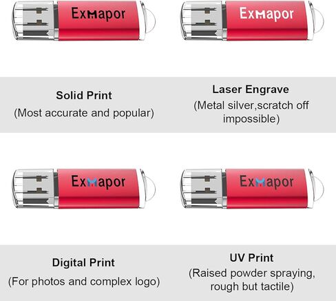 Custom Logo USB Flash Drives 64M Bulk 50 Pack Personalized USB 2.0 Memory Stick (64, MB) in Kuwait