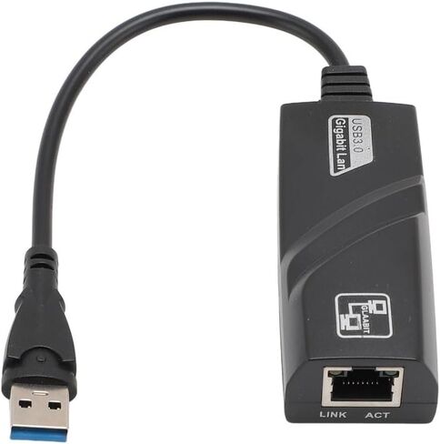محول USB 3.0 إلى جيجابت إيثرنت - محول LAN RJ45 بسرعة 1000 ميجا بت في الثانية لنظام التشغيل Windows، محول الشبكة المحمولة التوصيل والتشغيل in Kuwait
