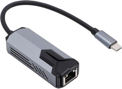 Diyeeni 5Gbps USB C to Ethernet Adapter USB C to RJ45 2.5G Network Converter 5000Mbps Aluminum with Fast Data Transfer for Laptop Desktop Tablet in Kuwait