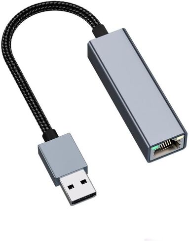 محول USB-C إلى إيثرنت من الألومنيوم - واجهة شبكة عالية الأداء بسرعة 100 ميجا بت في الثانية لأجهزة الكمبيوتر المحمولة من النوع C - من النوع C إلى PD إلى RJ45 in Kuwait