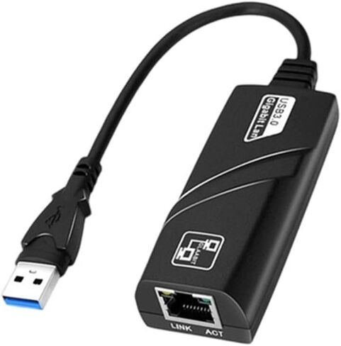 محول USB-C إلى إيثرنت من الألومنيوم الأنيق - وصلة شبكة سلكية بسرعة 100 ميجابت في الثانية للعمل - USB 1000 ميجابت في الثانية in Kuwait