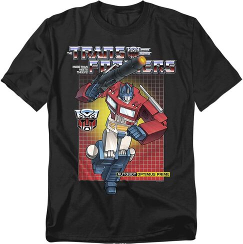 Transformers Optimus Prime T Shirt & Stickers (Large) Black in Saudi Arabia
