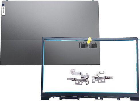 غطاء خلفي بديل للكمبيوتر المحمول LCD مقاس 15.6 بوصة مع إطار علوي ومفصلات لجهاز Lenovo ThinkBook 15 G2 G3 ITL/are/ACL 5CB1B34808 5B30S18986 5H50S28995 فضي in Kuwait