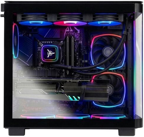 Skytech Gaming King 95 Gaming PC, AMD Ryzen 7 9700X 3.8GHz, AMD RX 9070XT 16GB VRAM, 1TB Gen4 NVMe SSD, 32GB DDR5 RAM 6000, 850W Gold ATX 3 PSU, 360 ARGB AIO, WI-FI 5, Windows 11, Desktop in Kuwait