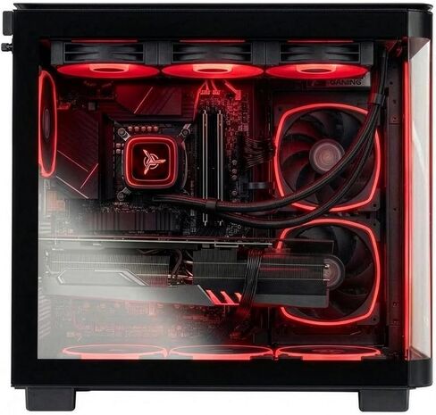 Skytech Gaming King 95 Gaming PC, AMD Ryzen 7 9700X 3.8GHz, AMD RX 9070XT 16GB VRAM, 1TB Gen4 NVMe SSD, 32GB DDR5 RAM 6000, 850W Gold ATX 3 PSU, 360 ARGB AIO, WI-FI 5, Windows 11, Desktop in Kuwait