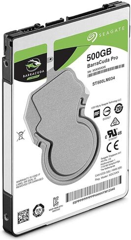 محرك الأقراص الصلبة الداخلي للكمبيوتر المحمول Seagate BarraCuda SATA III مقاس 2.5 بوصة، 7200 دورة في الدقيقة - 500 جيجابايت، عبوتان in Kuwait