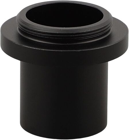 1X C-Mount Microscope Camera Adapter with 23.2mm Eyepiece Lens for CCD and Digital Industrial Cameras, Compatible with Biological and Stereo Microscopes in Kuwait
