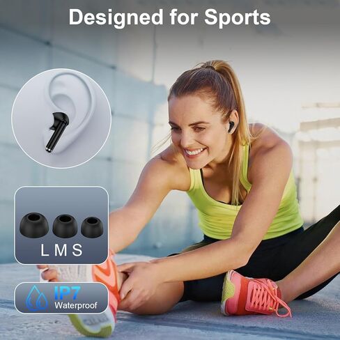 iPhone 17e Wireless Earbuds for iPhone 17e 17 Air 17 Pro 17 Pro Max 16e 16 Pro Max Plus 15 ProMax Plus,60H Bluetooth 5.4 Headphones in Ear Buds Microphone Noise Canceling IPX7 LED Samsung Earphone in Kuwait