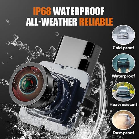 LCWRGS Reverse Backup Camera Compatible with Ford Fusion 2013 2014 2015 2016 HD Night Vision Rear View Camera Parking Assist Replaces# DS7T-19G490-DD, DS7T-19G490-DB, EP5Z19G490A, ES7T19G490AA in Kuwait