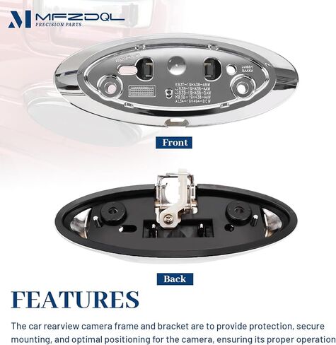 AL3Z-19H511-A إطار مبيت الكاميرا الاحتياطية للباب الخلفي متوافق مع Ford F150 F250 F350 Ranger 2010-2023 in Kuwait