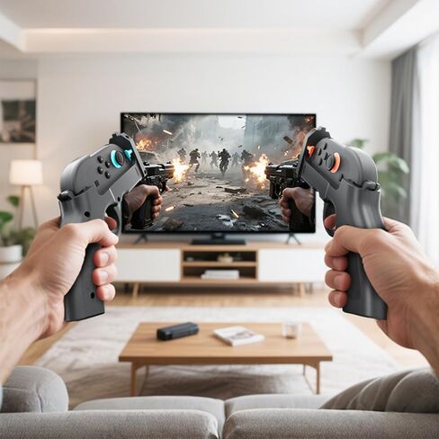 Mango de Empuñadura Fora Pistola de Tiro، Mango Pequeño For Games de Disforo، Empuñadura Fora Puntero de Mano Fora Swtch 2، وحدة التحكم في الحركة، استبدال Mandos in Kuwait