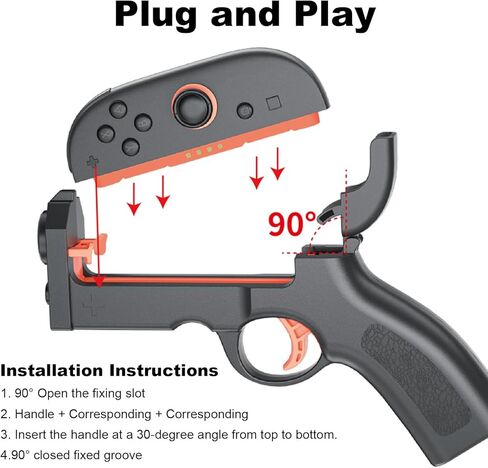 Mango de Empuñadura Fora Pistola de Tiro، Mango Pequeño For Games de Disforo، Empuñadura Fora Puntero de Mano Fora Swtch 2، وحدة التحكم في الحركة، استبدال Mandos in Kuwait