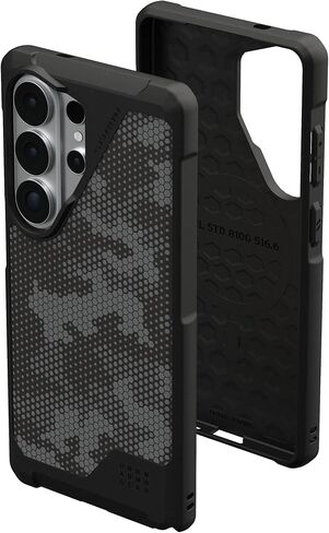 حافظة URBAN ARMOR GEAR UAG لهاتف Samsung Galaxy S26 Ultra مقاس 6.9 بوصة Monarch Pro - غطاء واقٍ متين متوافق مع الشحن العسكري تم اختباره على شكل قطرة عسكرية، عنصر كيفلار أخضر in Kuwait