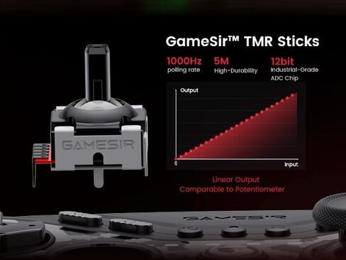وحدة تحكم لاسلكية GameSir Tarantula Pro للتبديل/الكمبيوتر الشخصي/iOS/Android مع قاعدة شحن، وحدة تحكم سلكية بلوتوث 2.4G in Kuwait