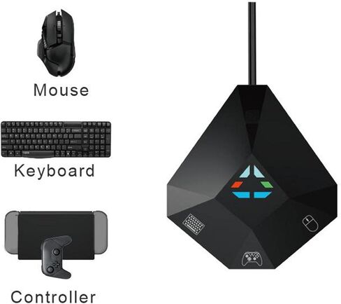 CALANDIS™ محول لوحة مفاتيح وماوس USB أسود لأجزاء N-Switch PS4/3 الاحترافية | وحدات التحكم والمرفقات | ملحقات ألعاب الفيديو | ألعاب الفيديو وأجهزة التحكم in Kuwait